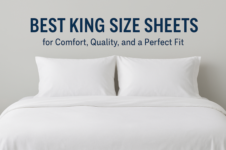 Best King Size Sheets for Comfort, Quality, and a Perfect Fit