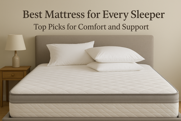 Best Mattress for Every Sleeper: Top Picks for Comfort and Support